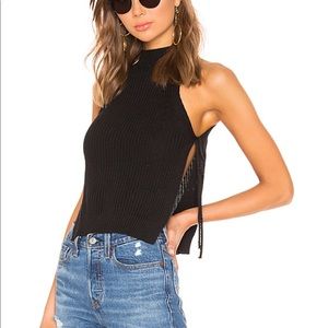 Revolve X Superdown Black High Neck with Slit